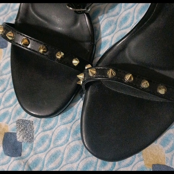 Black Studded heels (new with tags and box) - Picture 4 of 5